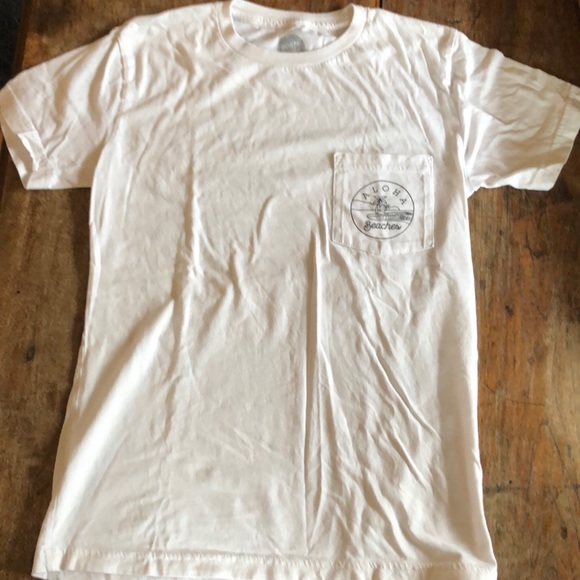 White Surfer Tee Shirt North Shore size small - Picture 2 of 5